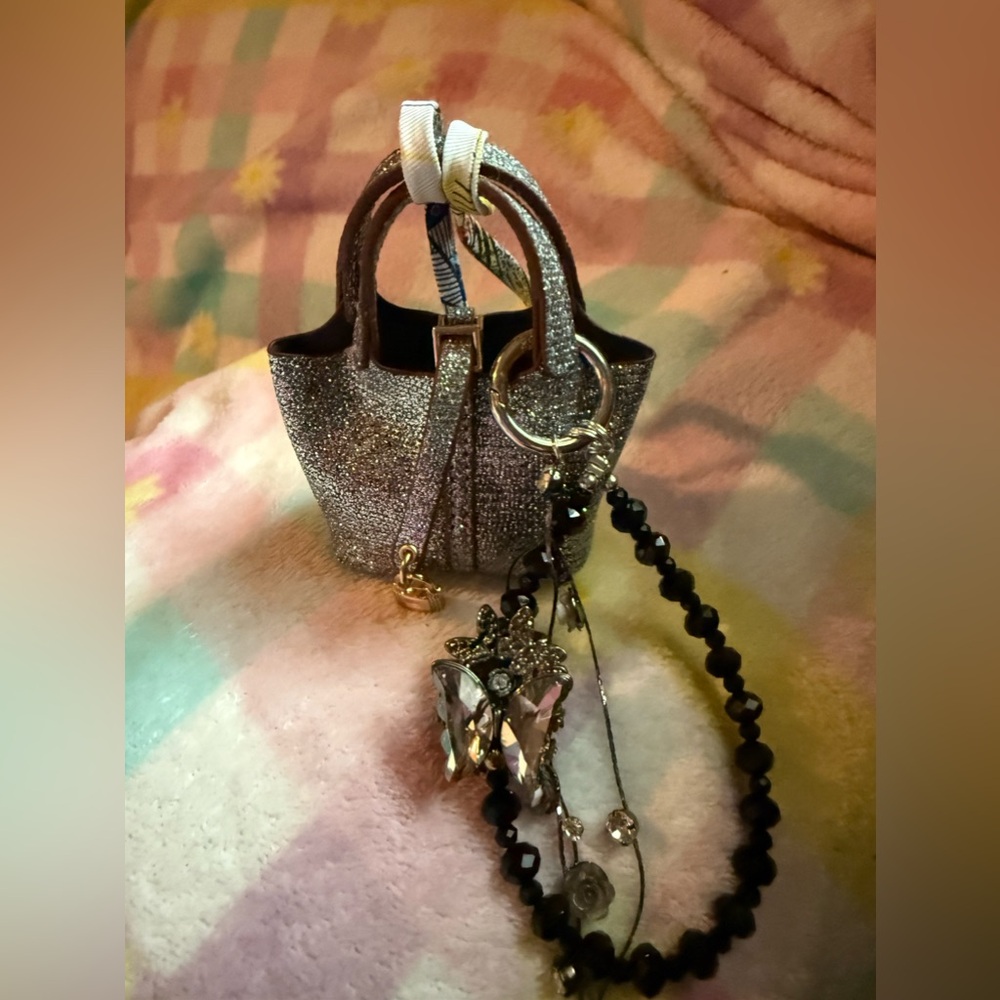 Mini bag with chain